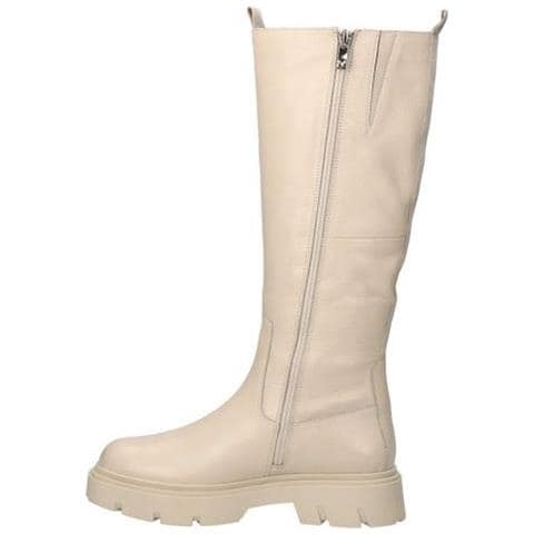 Nude Casual Closed Boots Stivali Pelle Scarpe Donna Beige Eu 39, 9-25670-29-123 - Foto 3