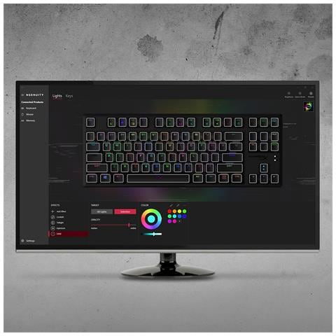 Alloy Origins Core - Tastiera meccanica per il gaming - HX Red (layout DE) - Foto 6
