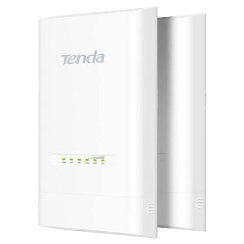 Antenna Wireless N O4 Kit Kit 2pz Outdoor 300mbps 5Ghz 5Km 12dbi IP64 - Foto 1