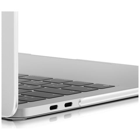 Cover Trasparente In Cristallo Per Macbook Pro 13'' 2020/21/22 M1/m2, Trasparente - Foto 5