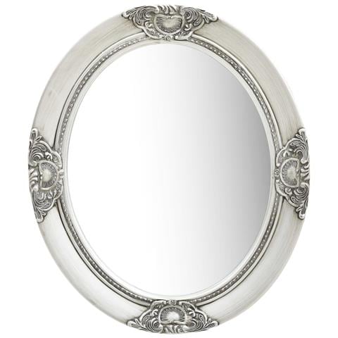 Lusso Casadino -  Specchio Da Parete Stile Barocco 50x60 Cm Argento - Foto 2