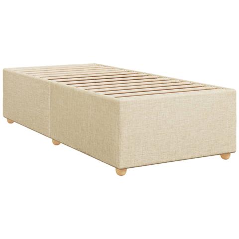 Giroletto Senza Materasso Crema 90x200 Cm In Tessuto - Foto 2