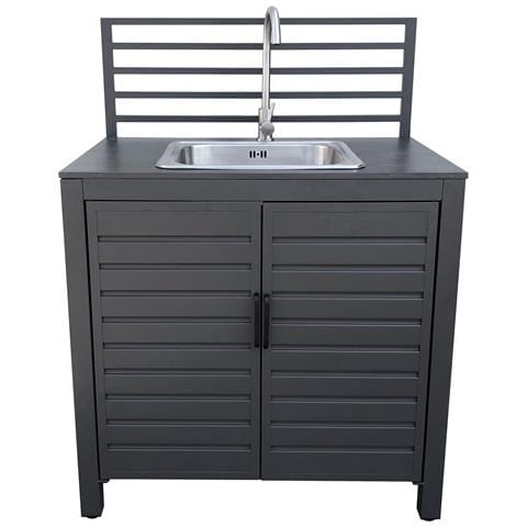 Juno - Modulo Con Lavello Per Cucina Da Esterno In Alluminio - Foto 1