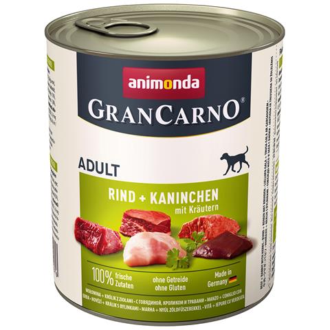 GranCarno beef + rabbit with herbs Prezzemolo, Manzo, Coniglio Adulto 800 g - Foto 1