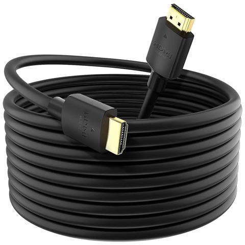 Cavo Hdmi 2.0 4k 60hz Tv, Oro, 5m, Nero - Foto 1