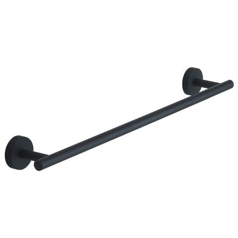 Portasalviette 45 Cm In Acciaio Inox E Cromall 2321-45 Serie Eros Nero Matt - Foto 1