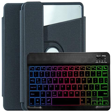 Custodia Con Tastiera Bluetooth Rotante A 360° Con Slot Per Penna Per Tab A8 10.5 (x200/x205) - Foto 1