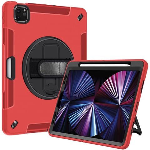 Custodia Per Ipad 3/2/1/pro 11"" Con Supporto E Tracolla Rossa - Foto 1