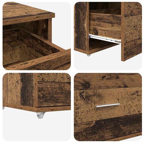 Scrivania Legno vecchio 131.5 x 50 x 106.5 cm Legno multistrato - Foto 9