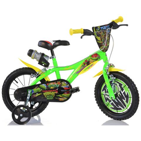Bici Da Bambino Misura 16'' Art. 616-mnt Bicicletta Turtles Da Bimbo Linea Tartarughe Ninja - Foto 1