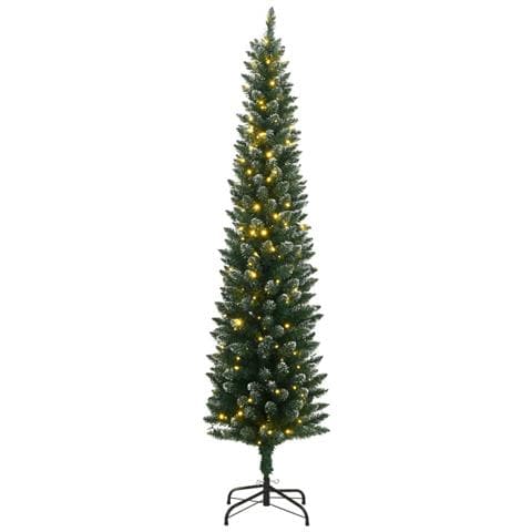 Albero di Natale Artificiale Sottile con 150 LED 120 cm - Foto 2