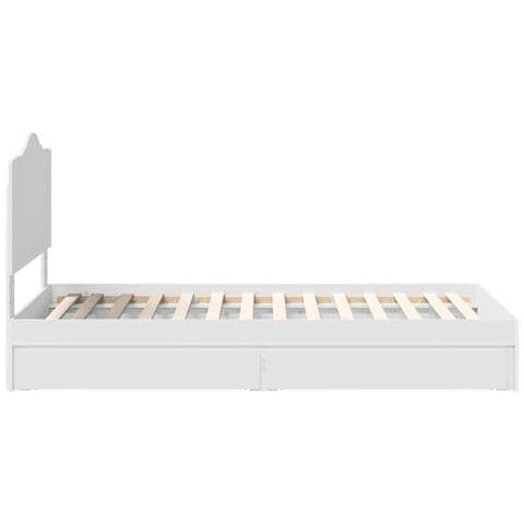 Letto con Contenitore Bianco 75 x 190 cm Legno multistrato - Foto 9