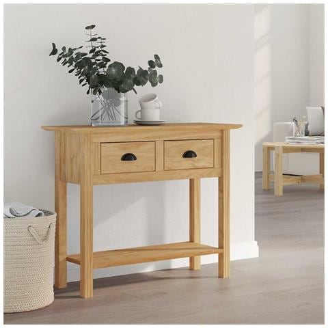 Tavolo consolle BODO Marrone miele 91 x 34.7 x 74 cm - Foto 2