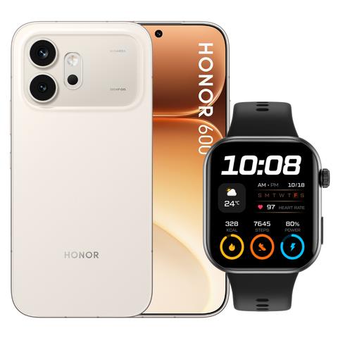 600 Lite 5G 256GB 8GB Ram Display 6.6" Amoled 120Hz Main Camera 108+5MP Selfie 16MP Dual nanoSim (eSim) MagicOS 10 Dimensity 7100 Elite 6250mAh Golden White + SmartWatch 2i Black (Kit) - Foto 1