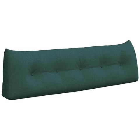 Cuscino per Schiena Verde Scuro 160 x 24 x 50 cm Tessuto - Foto 1