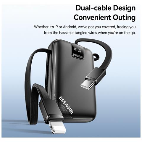 Power Bank - 20000 mAh, 65W - Foto 4