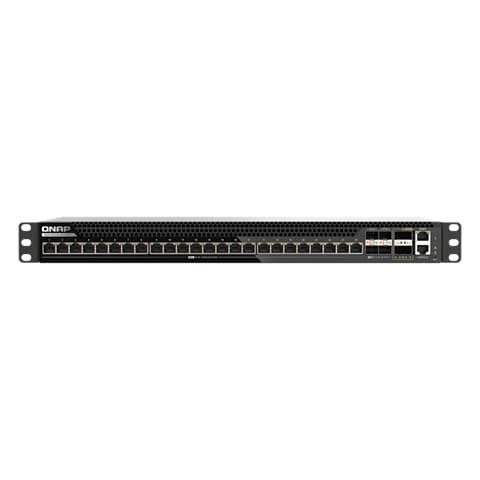 QSW-M7230-2X4F24T switch di rete Gestito L3 10G Ethernet (100/1000/10000) 1U Nero - Foto 1