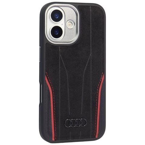 Custodia Per Iphone 17 Nera In Pelle Naturale Magsafe Audi R8 - Foto 2