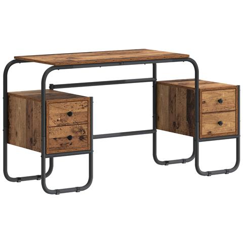 Scrivania con Spazio di Archiviazione Legno di quercia - Foto 1