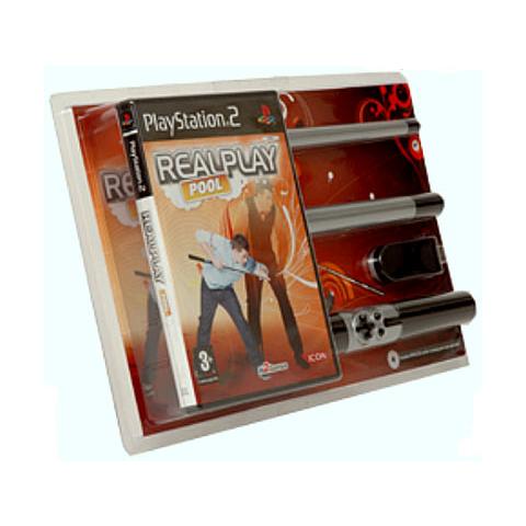 PS2 - Real Play Pool + Stecca da Biliardo - Foto 1
