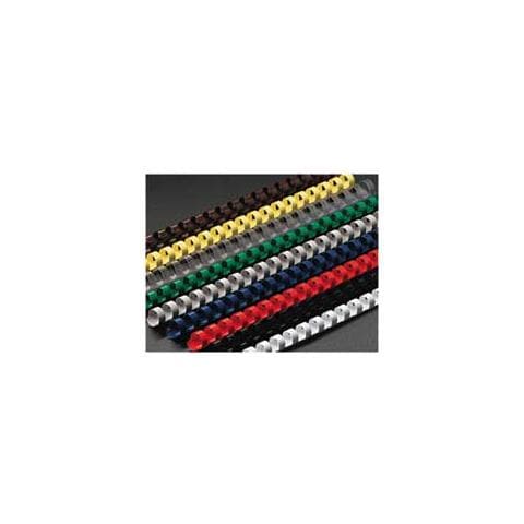 Spirale GBC CombBind 4028197 - 12 mm Diametro - 100 Foglio Capacità - A4 210 mm x 297 mm - Rotondo - Cloruro di polivinile (PVC) - 100 / Pacco - Bianco - Foto 1