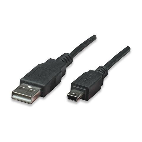 ICOC MUSB-AA-010 - Cavo USB 2.0 A maschio / mini B 5 pin maschio 1 m Nero - Foto 2