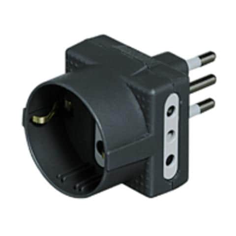 Adattatore Tris 4 Uscite Antracite - Foto 1