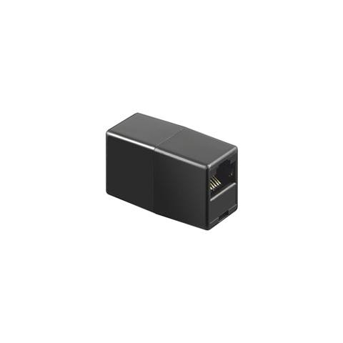 Accoppiatore Telefonico 2 Connettori Rj45 - 8P8C Femmina / Femmina Colore Nero - Foto 1