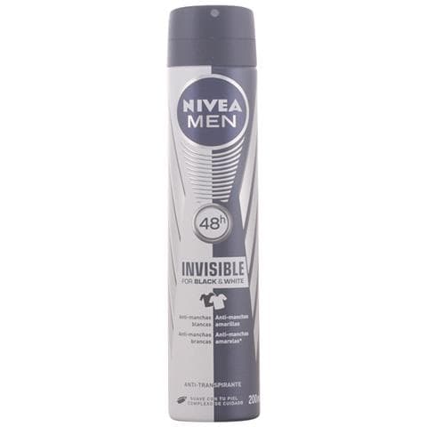 Men Black & White Invisible Deo Vaporiza Dor 200 Ml - Foto 1