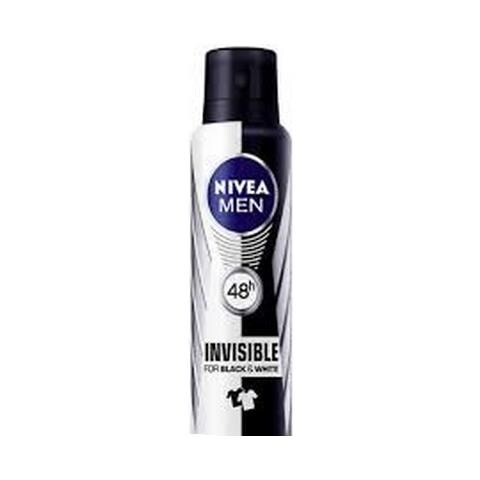 Men Black & White Invisible Deo Vaporiza Dor 200 Ml - Foto 4