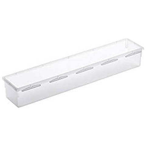 Portaposate organizzatore cassetti trasparente 38x8 - Foto 1