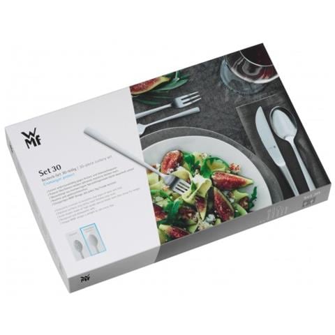 Wmf 1140916340 Set Di Posate 30 Pz Acciaio Inox (wmf 11.4091.6340 Bestiks?t 30 Stk Rust) - Foto 2