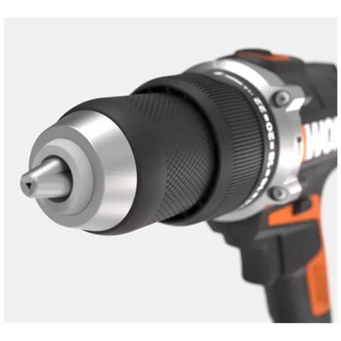 WX372.9 Trapano Avvitatore con Percussione a Batteria 20V, 13 mm Mandrino a Sgancio Rapido, 1.800 giri / min, Stile Numero 28.800 bpm, Luce da Lavoro, 1 Pezzo - Solo Corpo Macchina - Foto 7