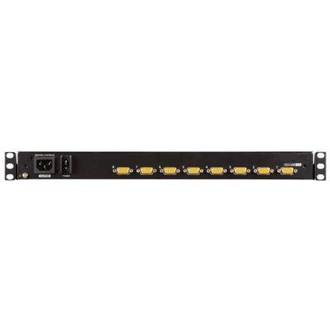 Cl3108 Console A Rack 47 Cm [18.5] 1366 X 768 Pixel Metallo, Plastica Nero 1u (18.5 8 Port Ws Hd Short Lcd)  - Foto 2