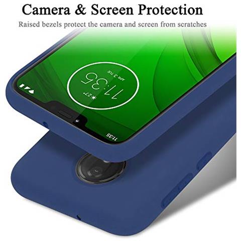 Custodia Compatibile Con Motorola Moto G7 Power Eu Version In Liquid Blu - Coperchio Protettivo In Silicone Tpu Flessibile - Foto 2