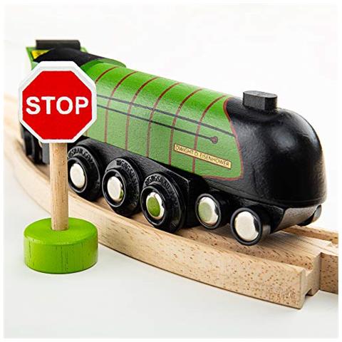 Bigjigs Ferroviario Collezione Storica Locomotiva Eisenhower - Foto 2