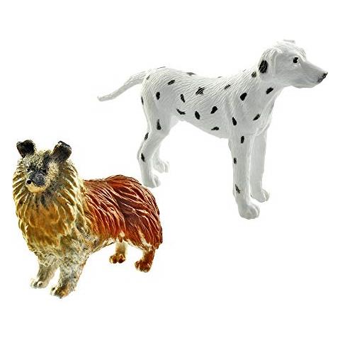 Safari Ltd Cani Toob Con 11 Statuette Giocattolo Dipinte A Mano Tra Cui Un Bassotto Dalmata Retriever Cane Pastore Collie Pastore Beagle Boxer Alano Doberman E Bulldog Dai 3 Anni In Su - Foto 4
