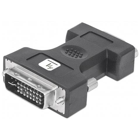 IADAP DVI-8700T Adattatore Video Analogico DVI-I Maschio / VGA Femmina - Foto 1