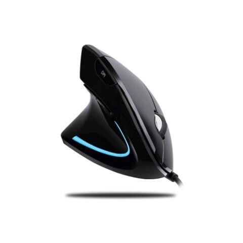 iMouse E9 USB Ottico 2400DPI Mancino Nero mouse - Foto 1