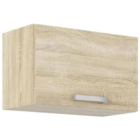 Cappa Con Anta Ribaltabile - Decoro Rovere Sonoma - L 60 X 31,6 X H 36 Cm - Lassen - Foto 2