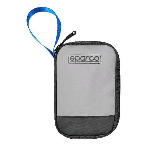 Sporganizerm Sparco Organizer Tortoisecon 6 Tasche Interne Con Elastici +1 Ampia Tasca Con Zip Grigio - Foto 1