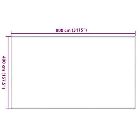 Tappeto Da Tenda Tortora 400x800 Cm Hdpe - Foto 9