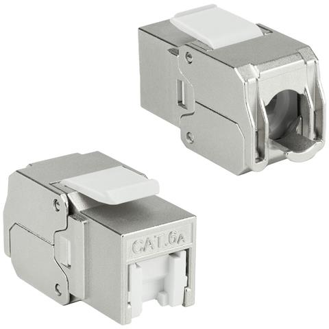 TD6525 adattatore per inversione del genere dei cavi RJ45 IDC Argento, Bianco - Foto 1