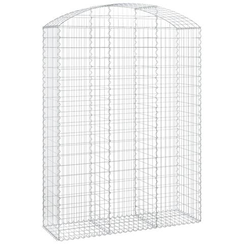 Cesto Gabbione Ad Arco 150x50x200/220 Cm Ferro Zincato - Foto 1