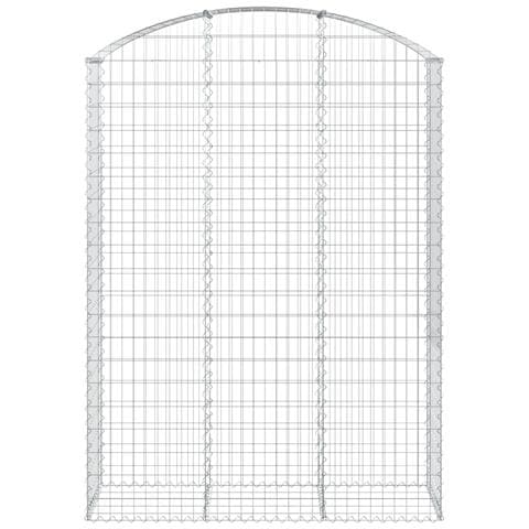 Cesto Gabbione Ad Arco 150x50x200/220 Cm Ferro Zincato - Foto 2