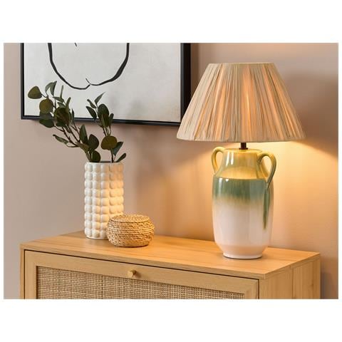 Lampada Da Tavolo Limones Ceramica Verde - Foto 1