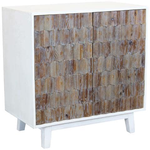 Mobile Credenza Da Interno A 2 Ante In Legno Con Decoro In Rilievo Linea Classic - Foto 1