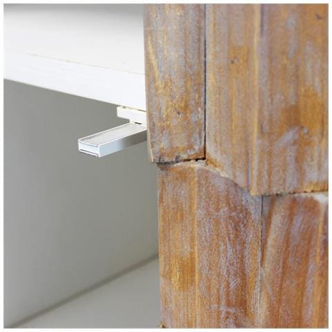 Mobile Credenza Da Interno A 2 Ante In Legno Con Decoro In Rilievo Linea Classic - Foto 8