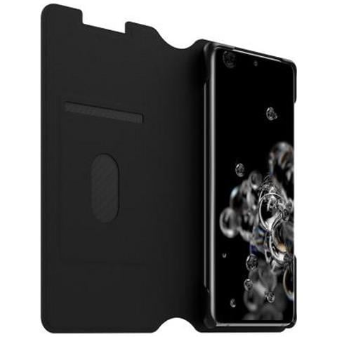 Custodia Per Galaxy S20 Ultra Pelle Strada Via Con Portacarte, Nero - Foto 3
