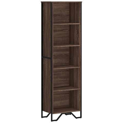 Libreria Rovere Marrone 50x31x169 Cm In Legno Multistrato - Foto 2